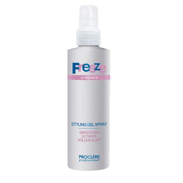 Freeze Hair Spray Gel 250ml, Hair Styling Proclere